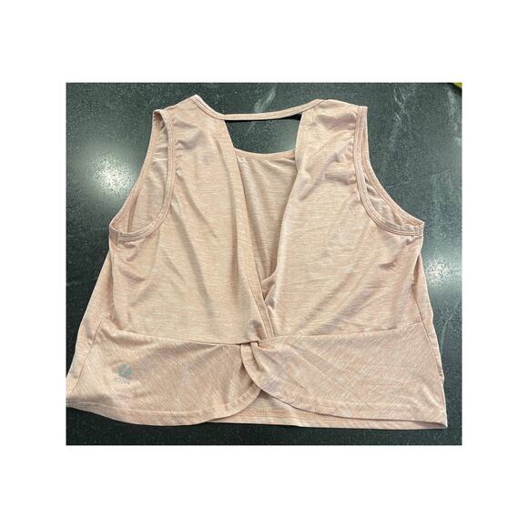 Ictive Pink Sleeveless yoga top with back knot XL - Picture 2 of 8
